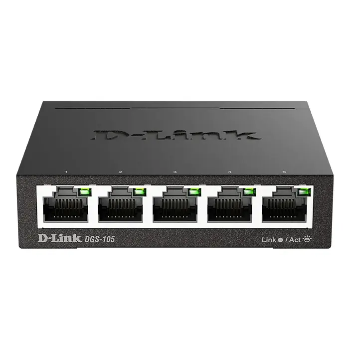 D-Link D-Link DGS-105 5-Poorts Gigabit Desktop Switch