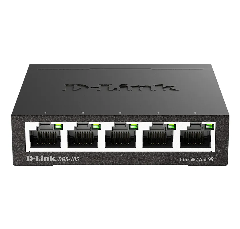 D-Link D-Link DGS-105 5-Poorts Gigabit Desktop Switch