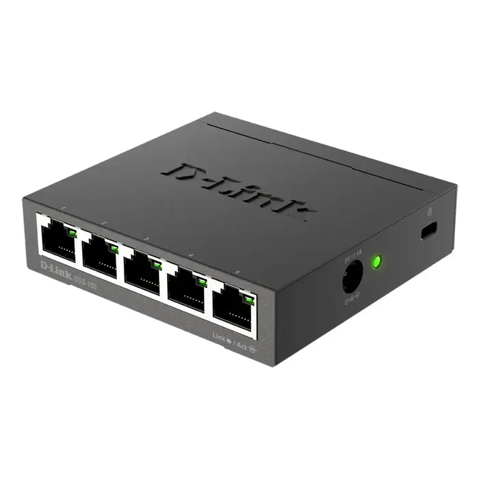 D-Link D-Link DGS-105 5-Poorts Gigabit Desktop Switch
