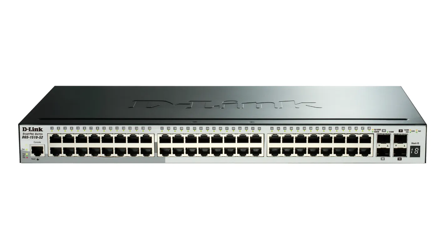 D-Link D-Link DGS-1510-20 Managed Gigabit Switch (16x GbE, 2x SFP+, 2x SFP)