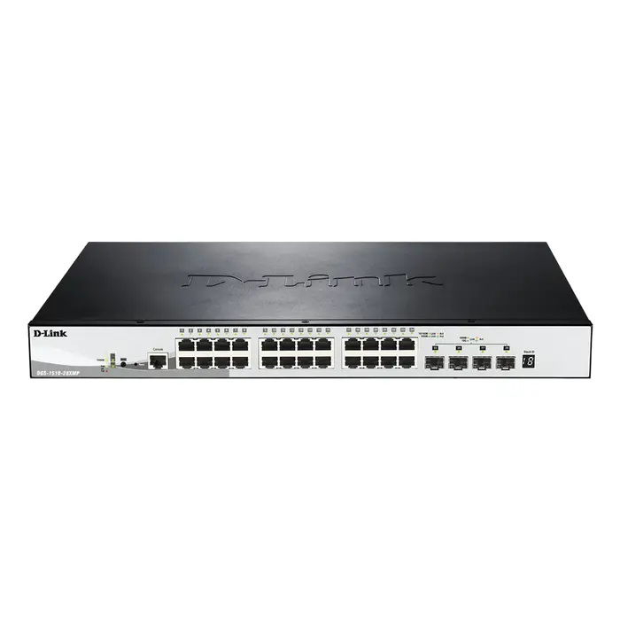 D-Link D-Link DGS-1510-28XMP Managed Gigabit PoE+ Switch (370W, 4x 10G SFP+)