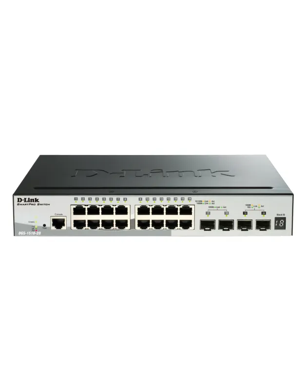 D-Link D-Link DGS-1510-52XMP Switch - 48x Gigabit PoE & 4x 10G SFP+