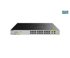 D-Link D-Link DGS-1026MP 24-Poorts Gigabit PoE+ Switch (370W)