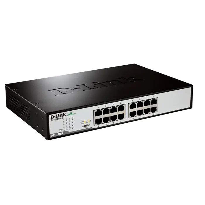 D-Link D-Link DGS-1016D 16-Poorts Gigabit Switch (Unmanaged)
