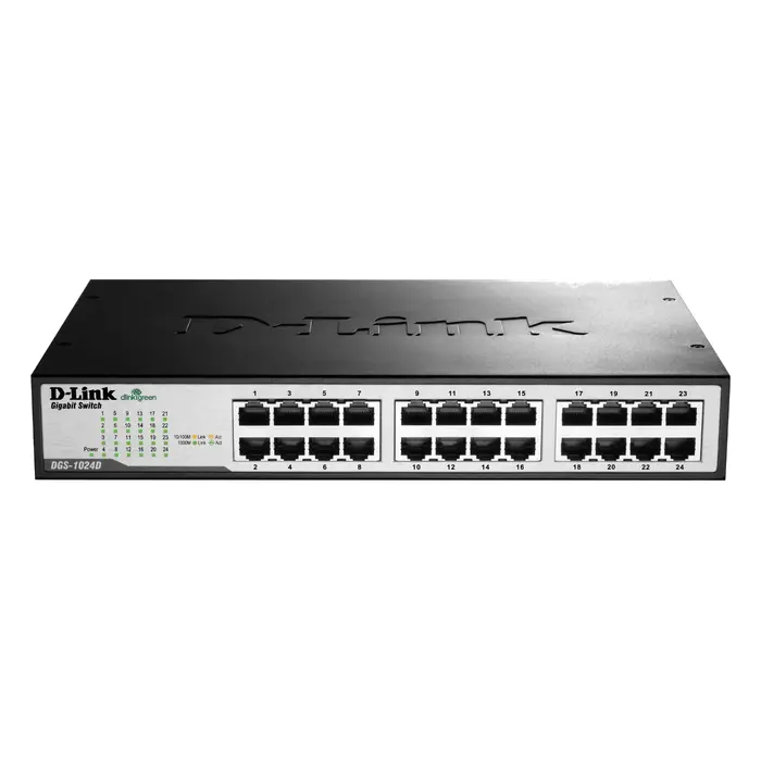 D-Link D-Link DGS-1024D Gigabit Switch - 24 Poorten (280mm)