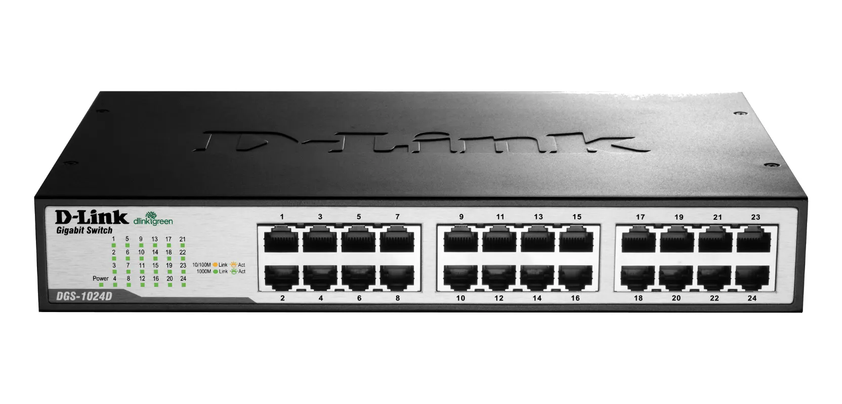 D-Link D-Link DGS-1024D Gigabit Switch - 24 Poorten (280mm)