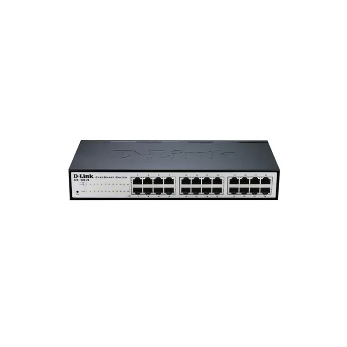 D-Link D-Link DGS-1100-24V2 Switch - 24 Gigabit Poorten - Smart Managed