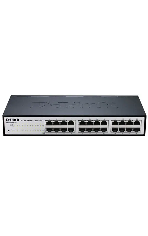 D-Link D-Link DGS-1100-24V2 Switch - 24 Gigabit Poorten - Smart Managed