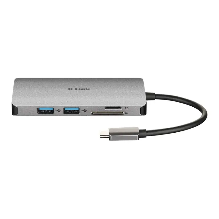 D-Link D-Link DUB-M810 8-in-1 USB-C Hub met HDMI, 100W PD & Gigabit LAN