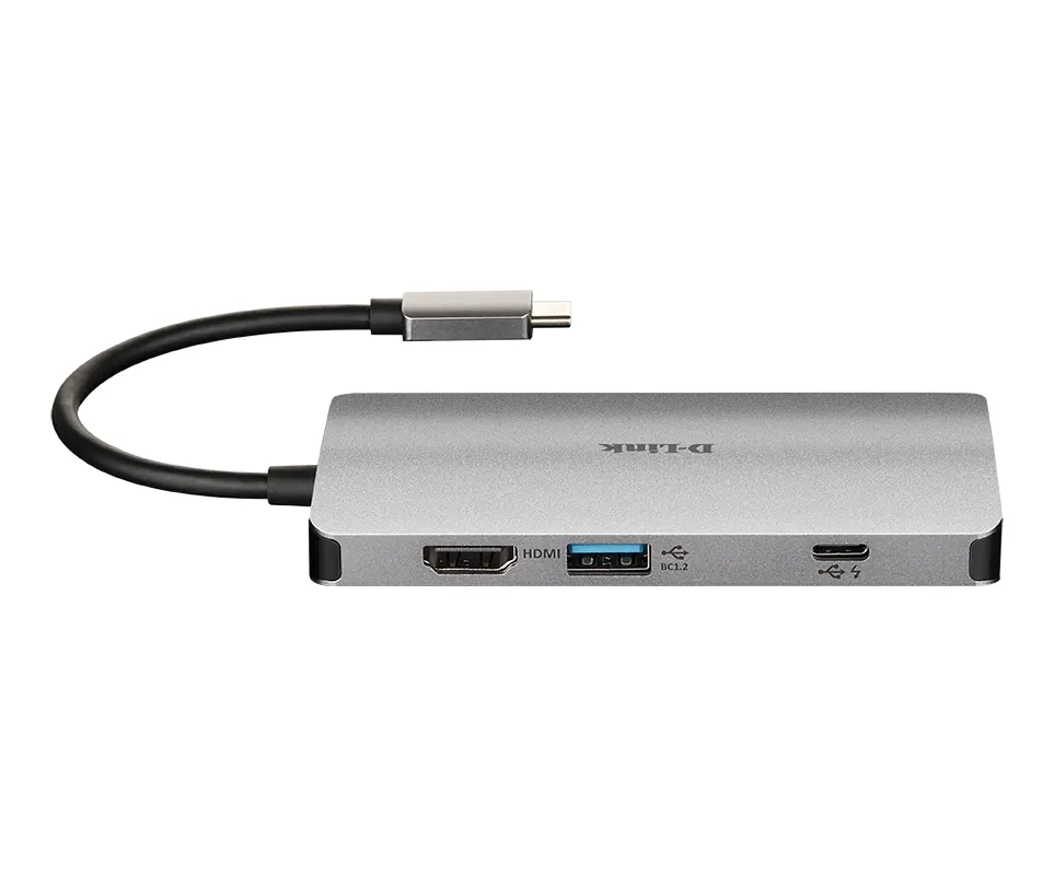 D-Link D-Link DUB-M810 8-in-1 USB-C Hub met HDMI, 100W PD & Gigabit LAN