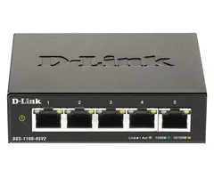 D-Link D-Link DGS-1100-05V2/E Smart Managed Switch (5-Poorts Gigabit)