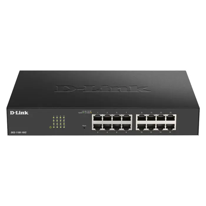 D-Link D-Link DGS-1100-16V2 Smart Managed Gigabit Switch (16 Poorten)