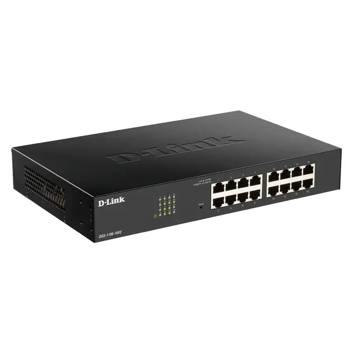 D-Link D-Link DGS-1100-16V2 Smart Managed Gigabit Switch (16 Poorten)