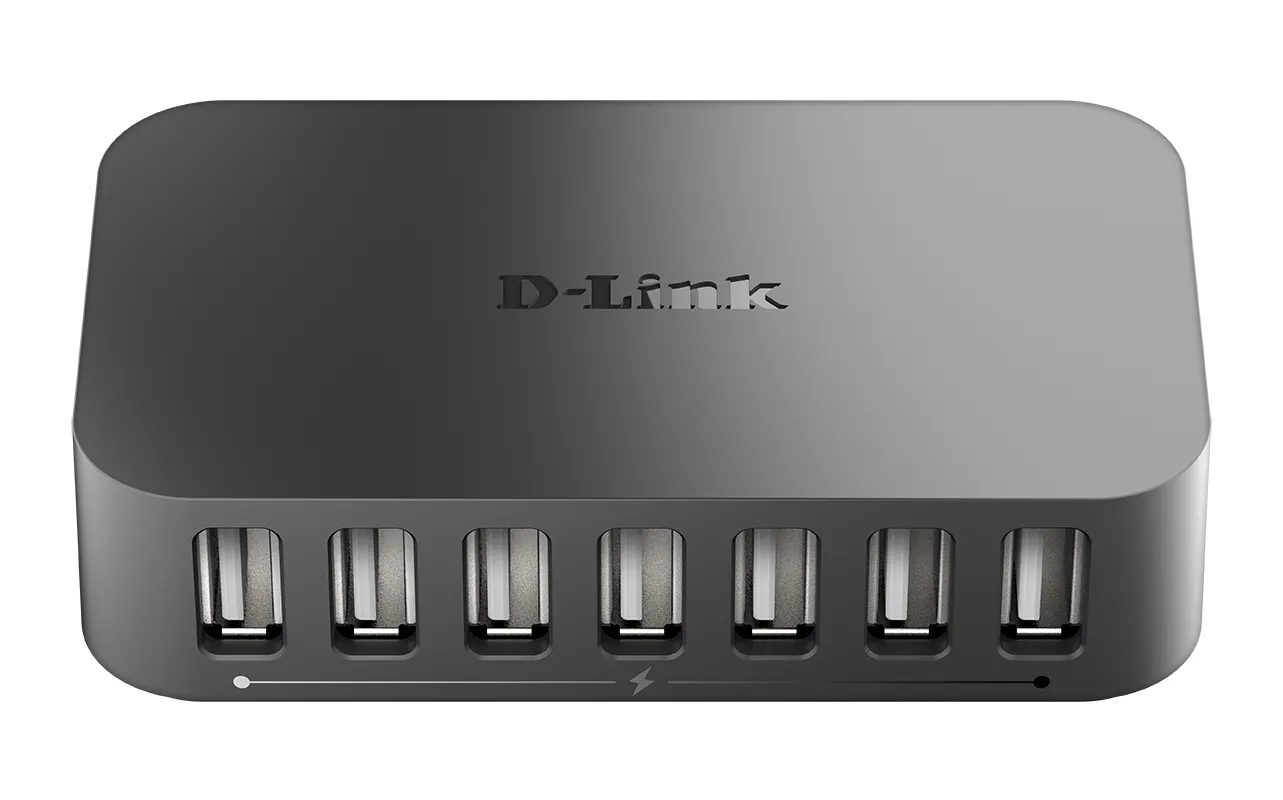 D-Link D-Link DUB-H7 USB 2.0 Hub - 7 Poorten met Externe Voeding