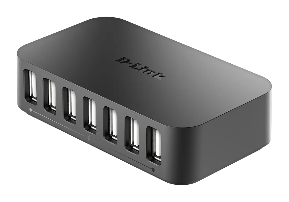 D-Link D-Link DUB-H7 USB 2.0 Hub - 7 Poorten met Externe Voeding