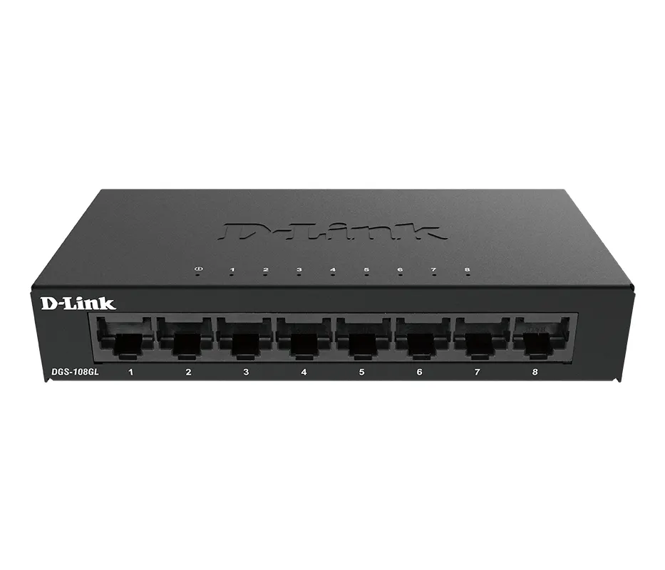 D-Link D-Link DGS-108GL 8-Poorts Gigabit Desktop Switch