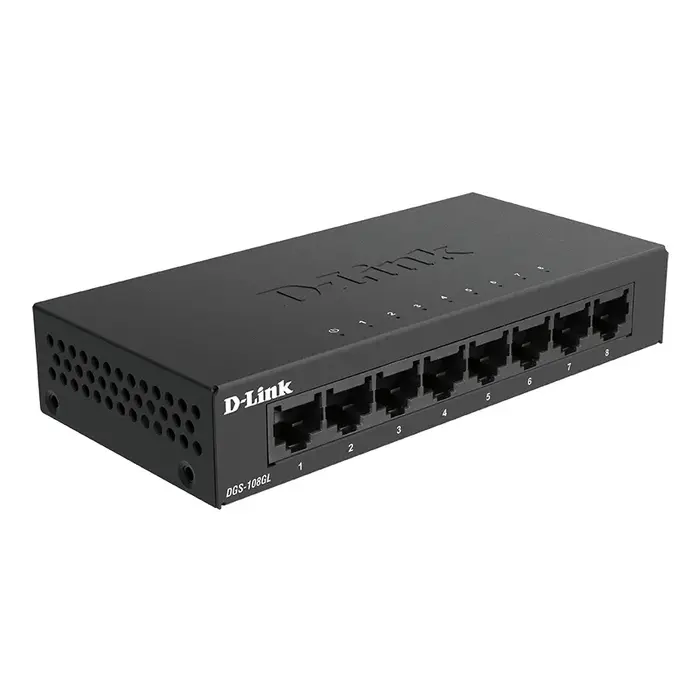 D-Link D-Link DGS-108GL 8-Poorts Gigabit Desktop Switch