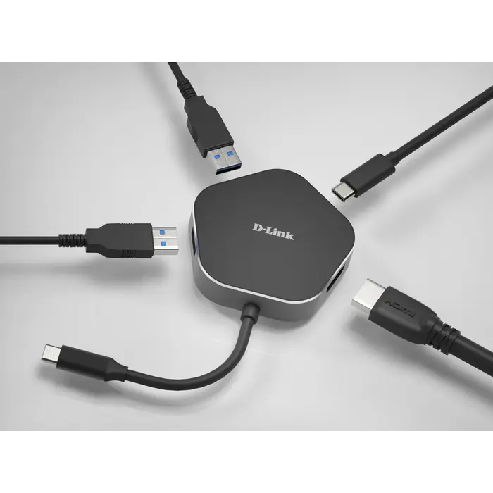 D-Link D-Link DUB-M420 4-in-1 USB-C Hub met HDMI en 60W Power Delivery