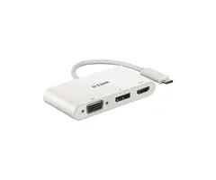 D-Link D-Link DUB-V310 3-in-1 USB-C Video Adapter (HDMI, DisplayPort, VGA)