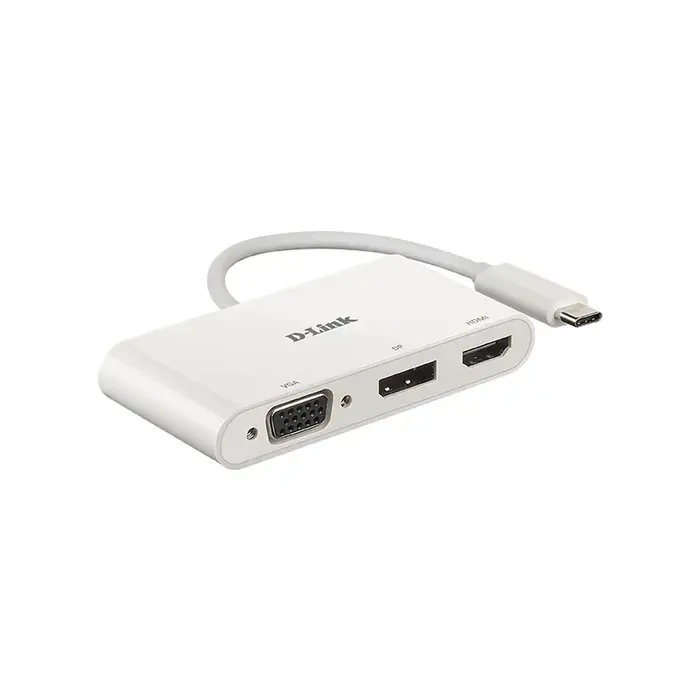 D-Link D-Link DUB-V310 3-in-1 USB-C Video Adapter (HDMI, DisplayPort, VGA)