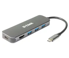D-Link D-Link DUB-2333 5-in-1 USB-C Hub - 4K HDMI & 60W Power Delivery