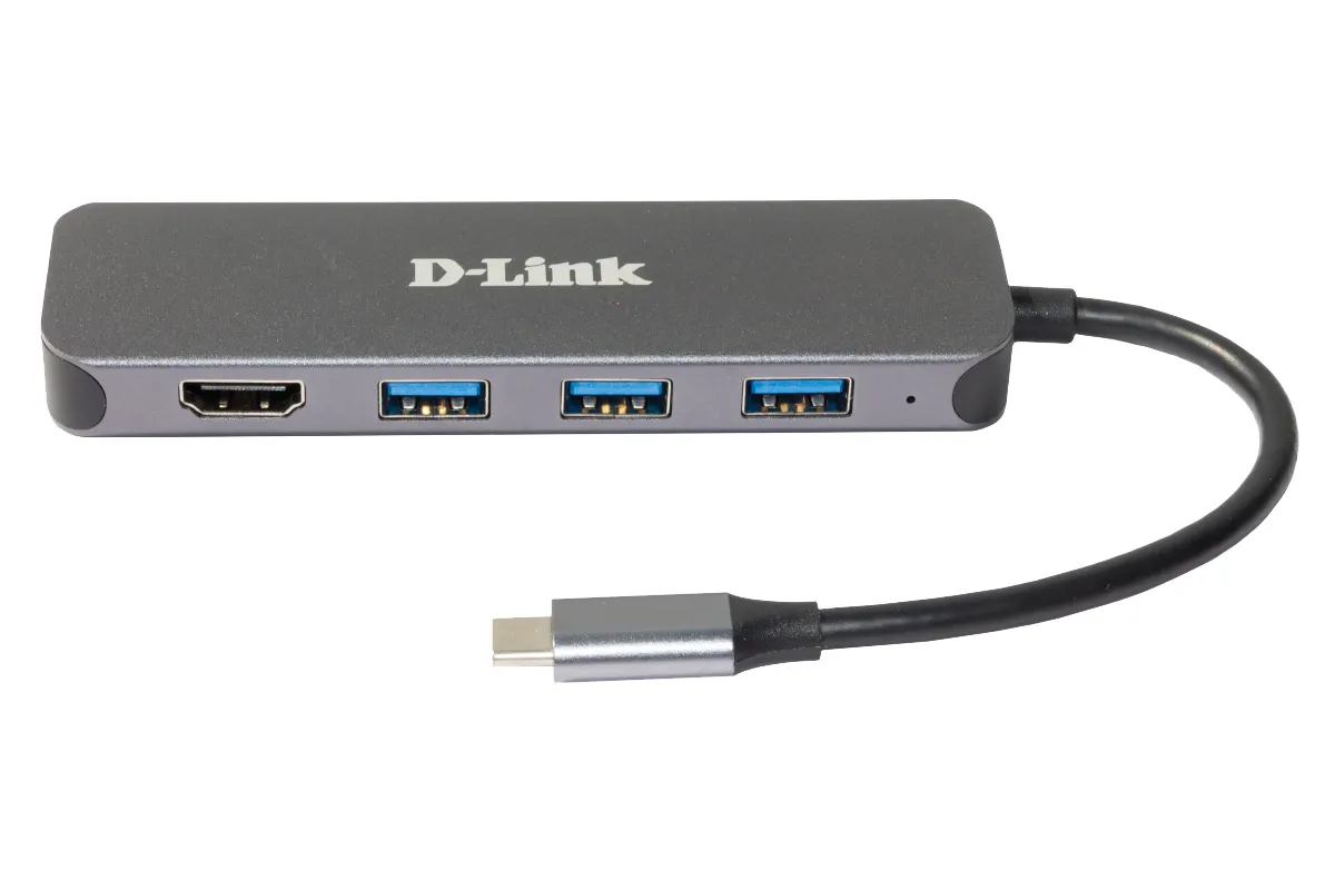 D-Link D-Link DUB-2333 5-in-1 USB-C Hub - 4K HDMI & 60W Power Delivery