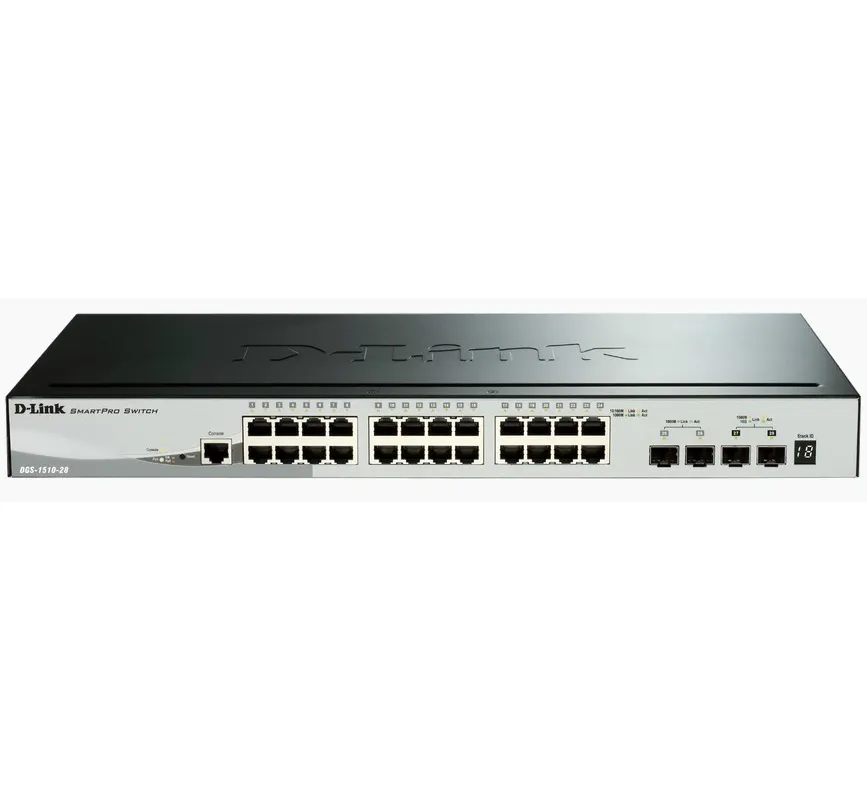 D-Link D-Link DGS-1510-28X Managed L3 Switch - 24x Gigabit & 4x 10G SFP+