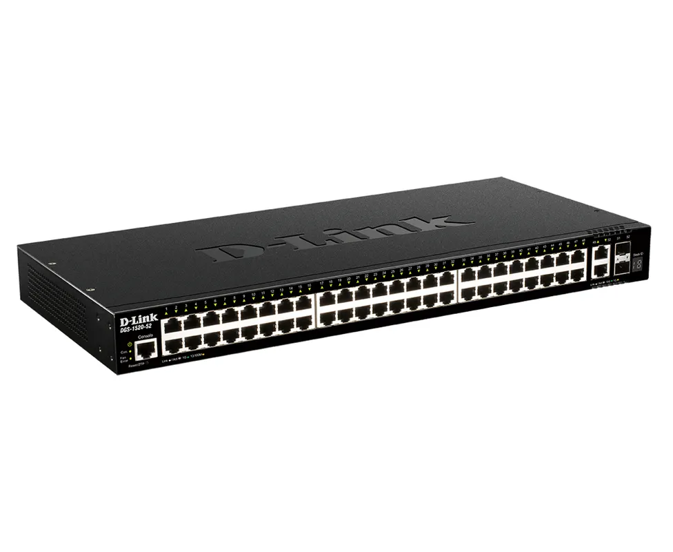 D-Link D-Link DGS-1520-52 Managed L3 Switch - 48x GbE, 4x 10G Uplink