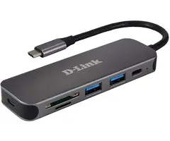 D-Link D-Link DUB-2325 USB-C Hub met SD/MicroSD Kaartlezer en USB 3.0