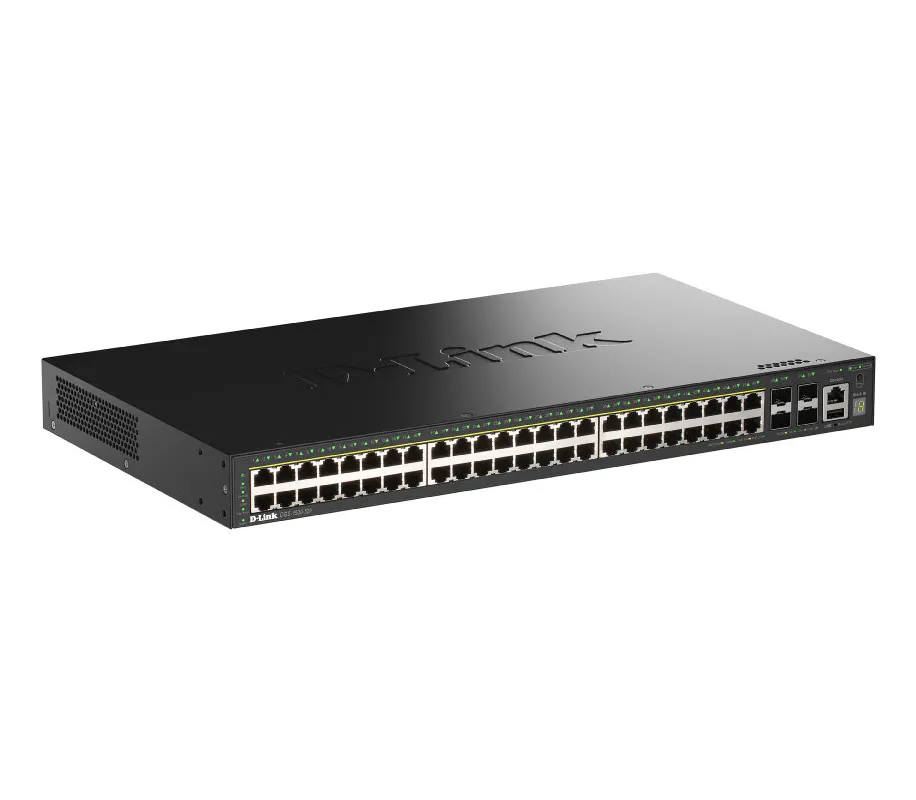 D-Link D-Link DGS-1530-52P Switch - 48x Gigabit PoE+ & 4x 10G SFP+ (370W)