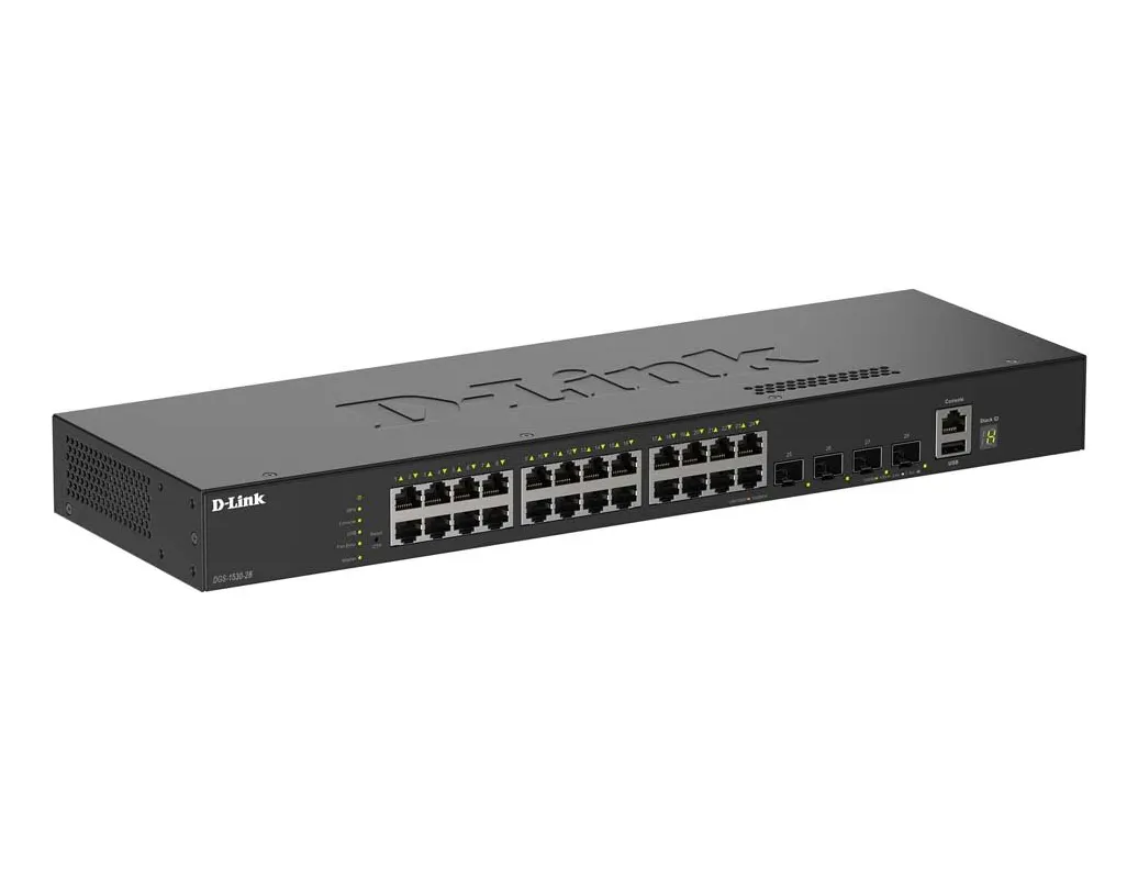 D-Link D-Link DGS-1530-28 Managed Gigabit Switch met 4x 10G SFP+