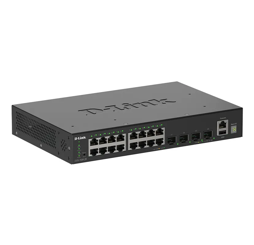 D-Link D-Link DGS-1530-20 Managed Switch (4x 10G SFP+ / 280 mm)