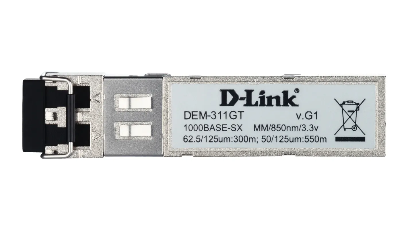 D-Link D-Link DEM-311GT SFP Module 1000Base-SX Multi-Mode (tot 550m)
