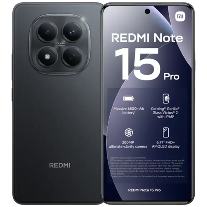 Xiaomi Xiaomi Redmi Note 15 Pro 5G - 512GB - Zwart