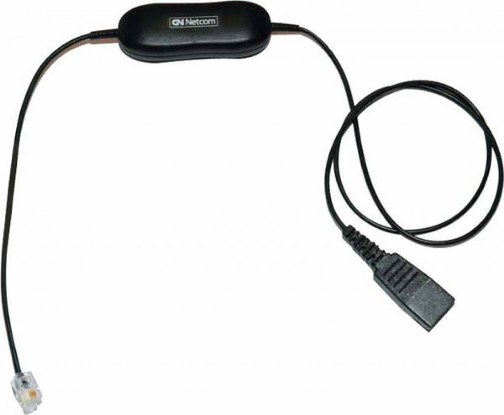Jabra Jabra GN 1200 Smartcord Rechte Aansluitkabel QD naar RJ10 (88001-99)