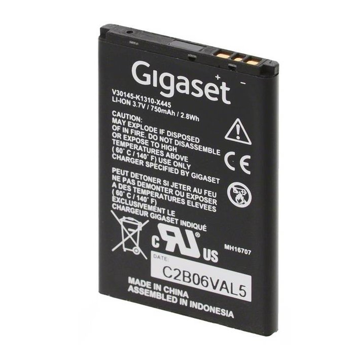 Gigaset pro Gigaset accu  X445 (orgineel) voor  SL400, SL780, OpenStage SL4, SL5, SL6 SL750H en SL610 PRO