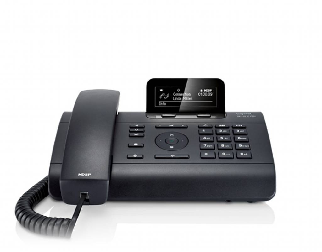 Gigaset pro Gigaset Pro DE310IP Pro VoIP Bureautelefoon met PoE & HD Audio