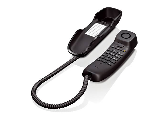 Gigaset Gigaset DA210 analoge telefoon voor wandmontage (zwart) (S30054-S6527-R101), foto 2 van 3