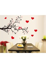 Muurstickers 'Romantic Birds' - Body & Soap Muurstickers 'Romantic Birds' - Body & Soap