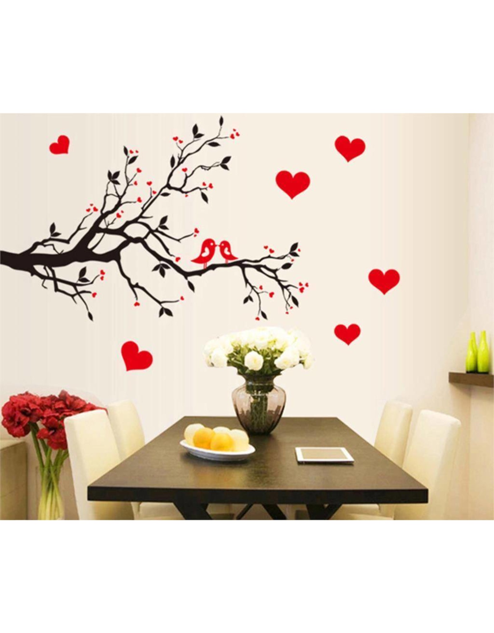 Muurstickers 'Romantic Birds' - Body & Soap