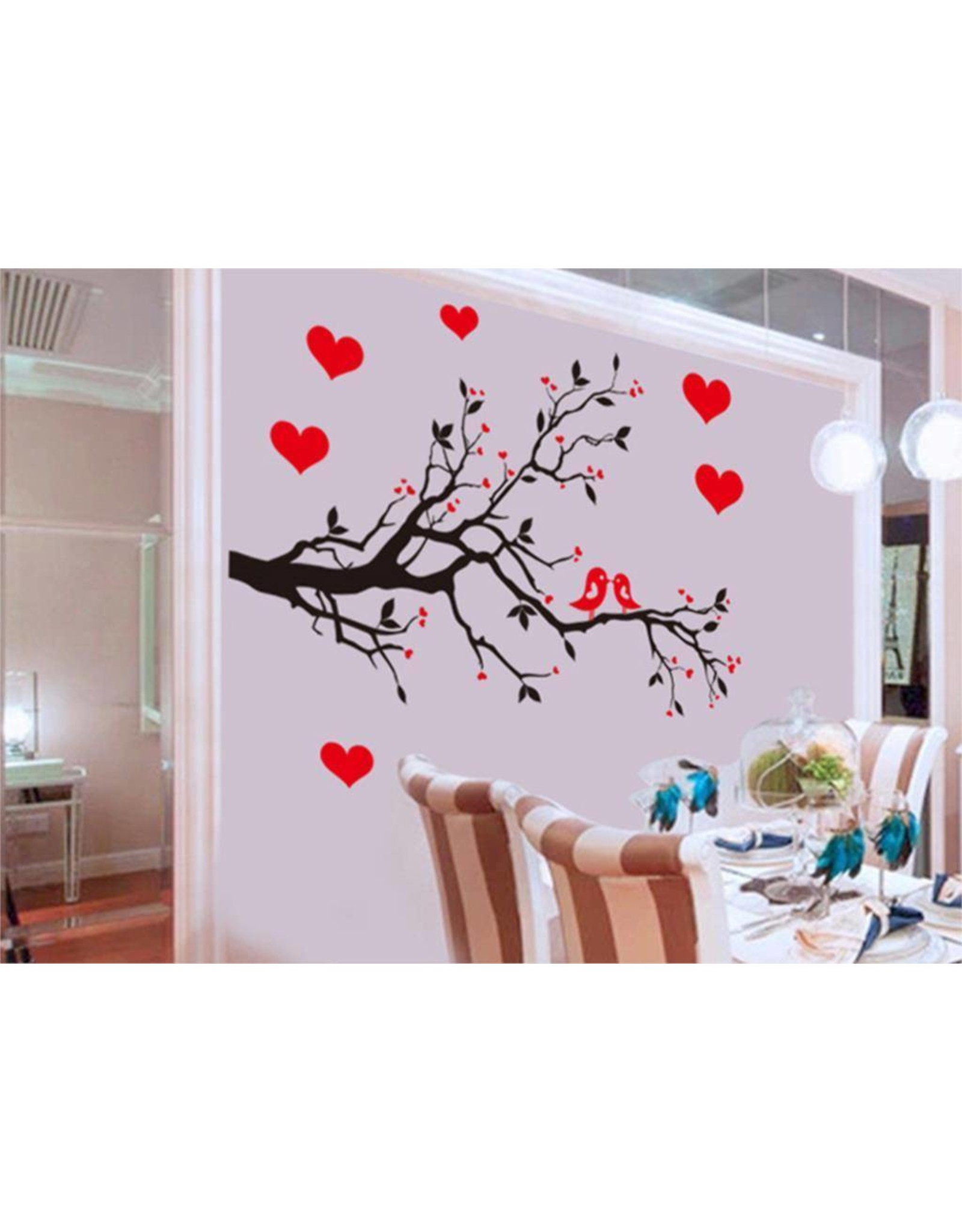 Muurstickers 'Romantic Birds' - Body & Soap