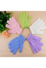 Scrub handschoen 'assorti' - Body & Soap