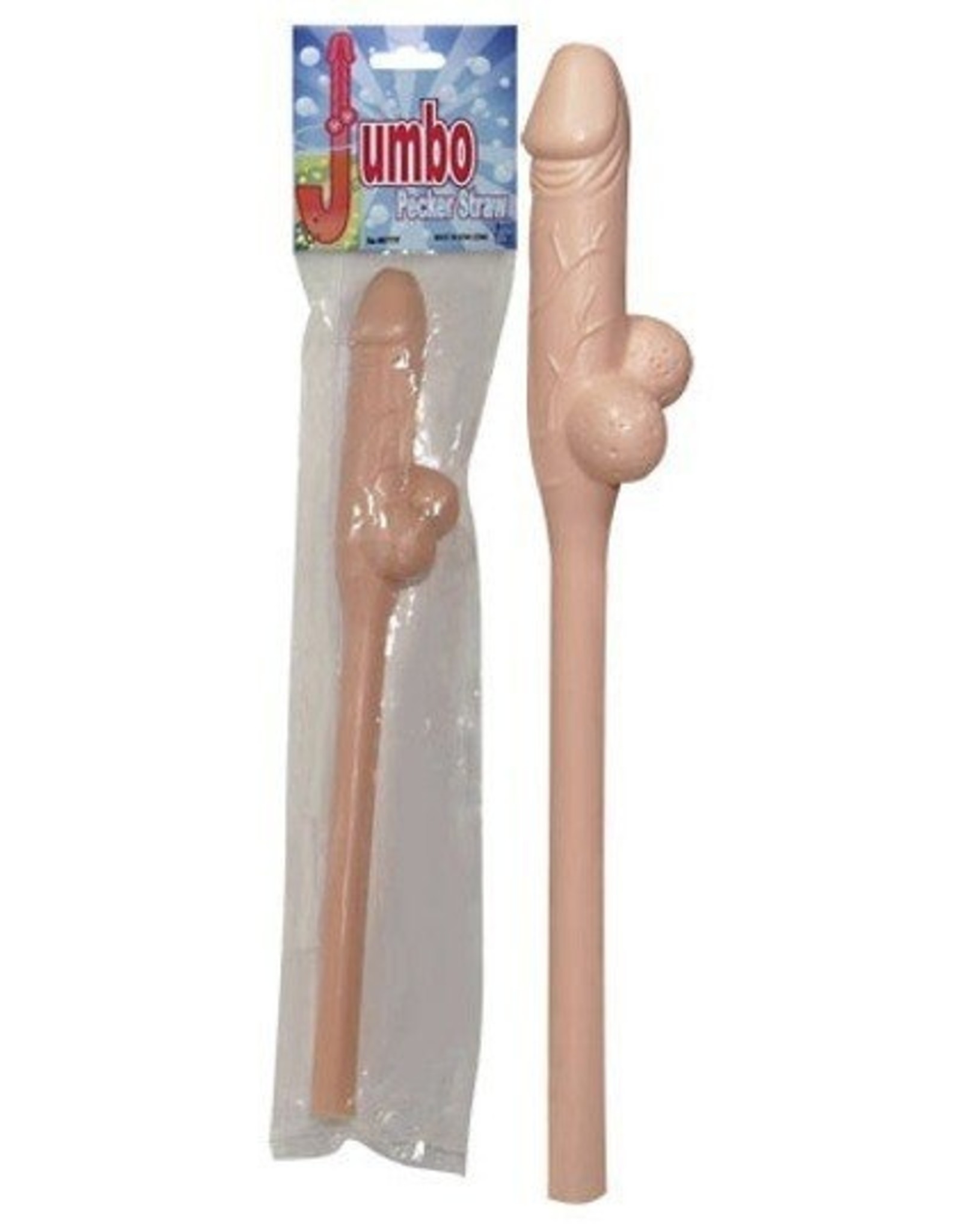 Jumbo Penis rietje 28,5 cm - Body & Soap