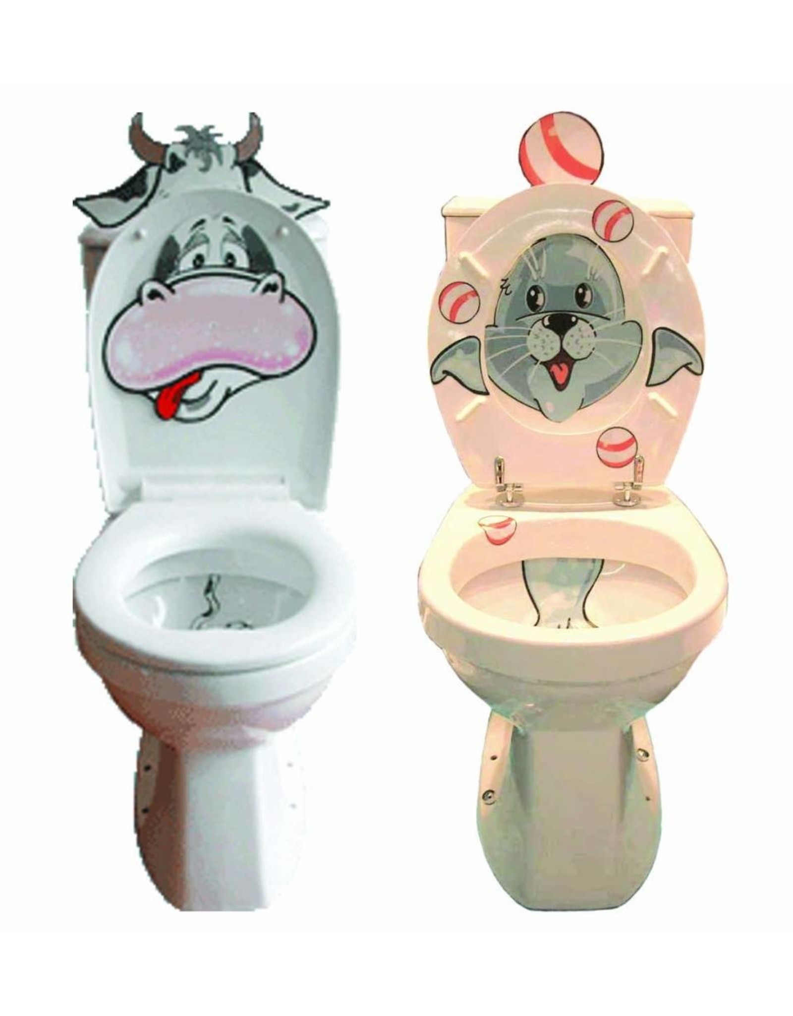 Toilet bril stickers - Body & Soap