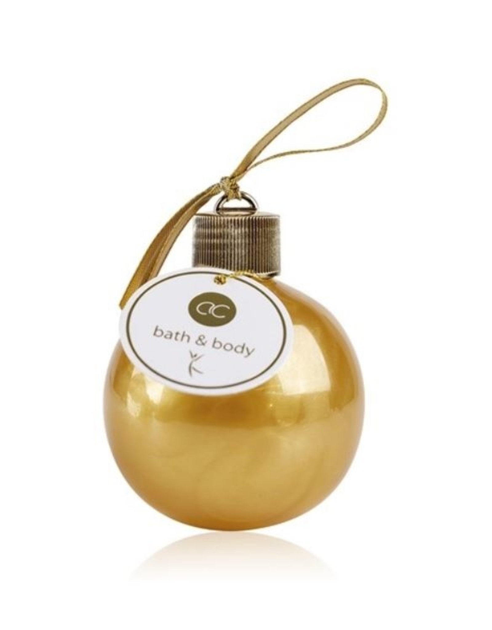 Kerstbal (goud) bad- en douchegel 240ml - Body & Soap
