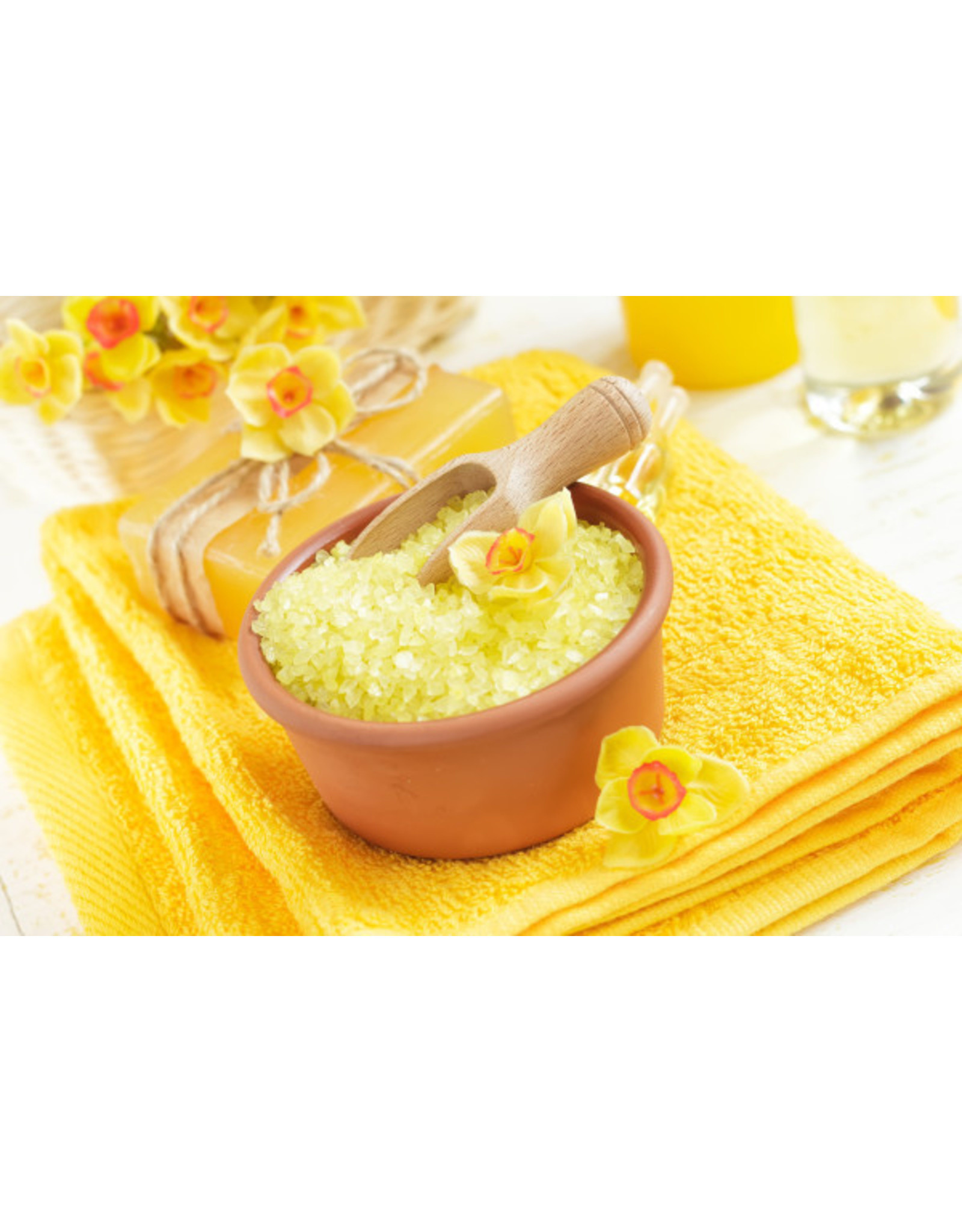 Body & Soap Badzout "citroenkruid" Grof (Geel) - Body & Soap