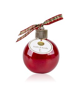 Kerstbal (rood) bad- en douchegel 240ml