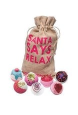 Bomb Cosmetics 7 Bath Blasters 'Santa Says Relax' - Body & Soap