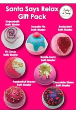 Bomb Cosmetics 7 Bath Blasters 'Santa Says Relax' - Body & Soap