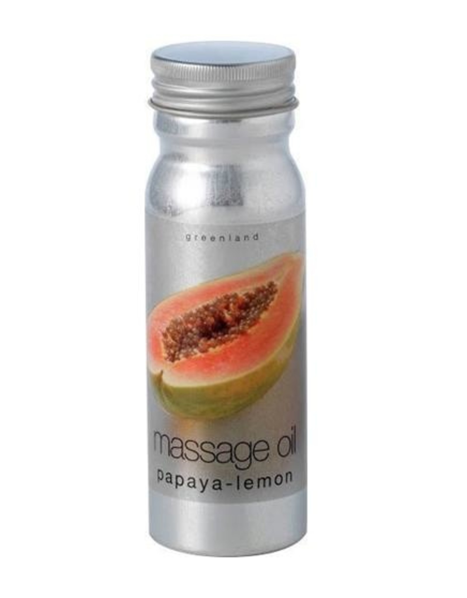 GreenLand Massage Oil Papaya Lemon 120ml - Body & Soap